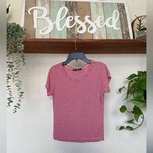 Brandy Melville | Striped Baby Tee